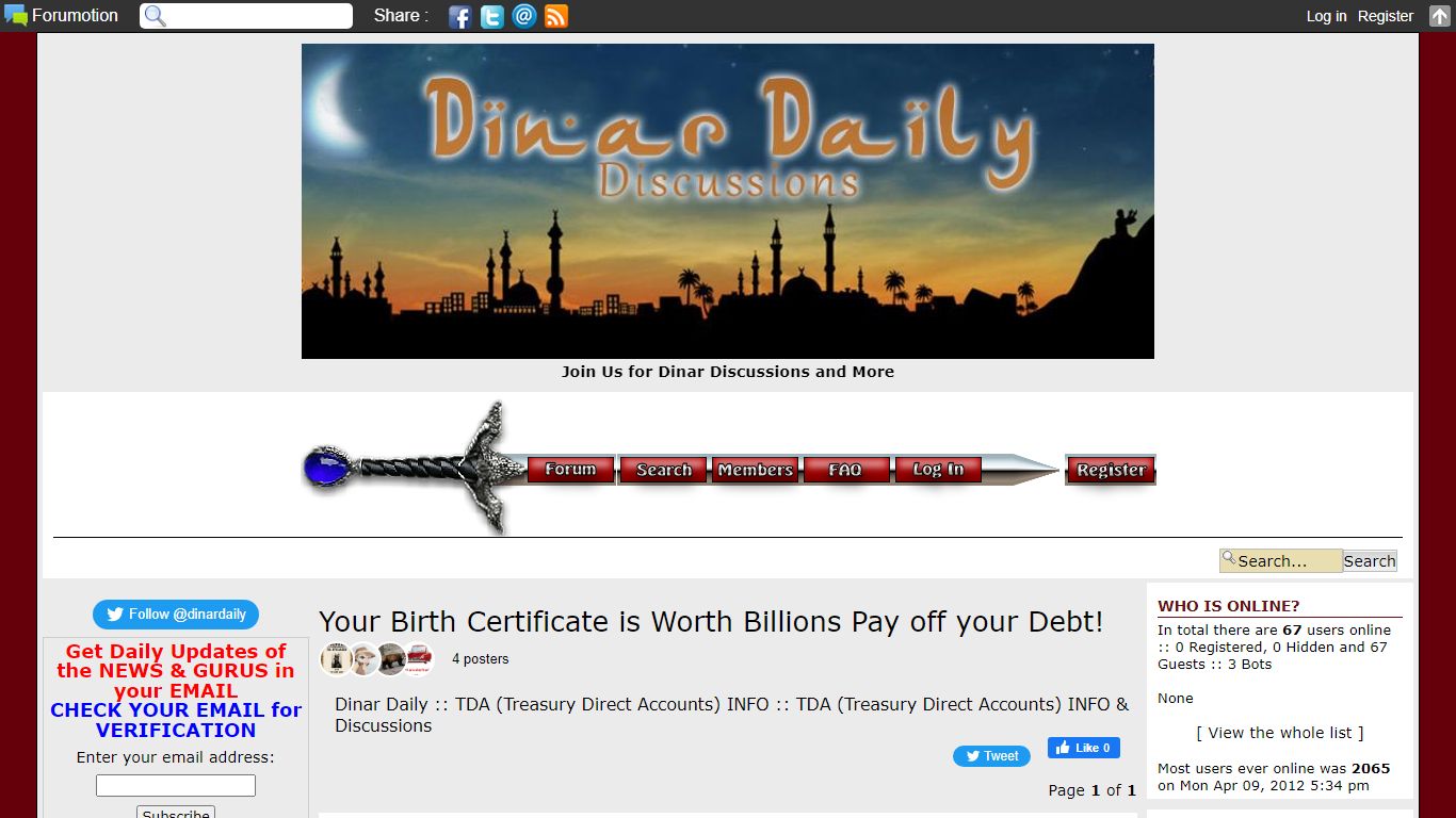Your Birth Certificate is Worth Billions Pay off your Debt!